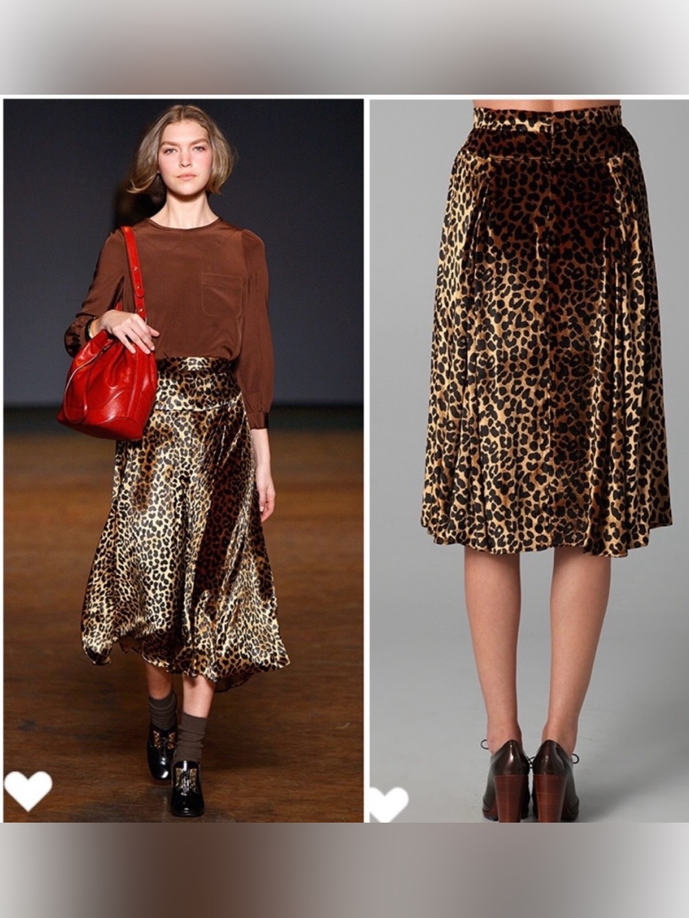 Marc by Marc Jacobs Leopard Print Midi Skirt, Aria Montgomery PLL - Picture 4 of 8